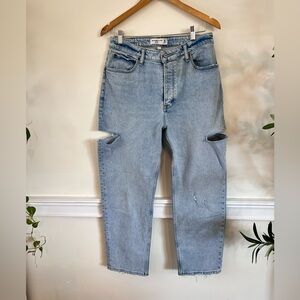 Abercrombie the dad high rise curve love jeans size 10xs